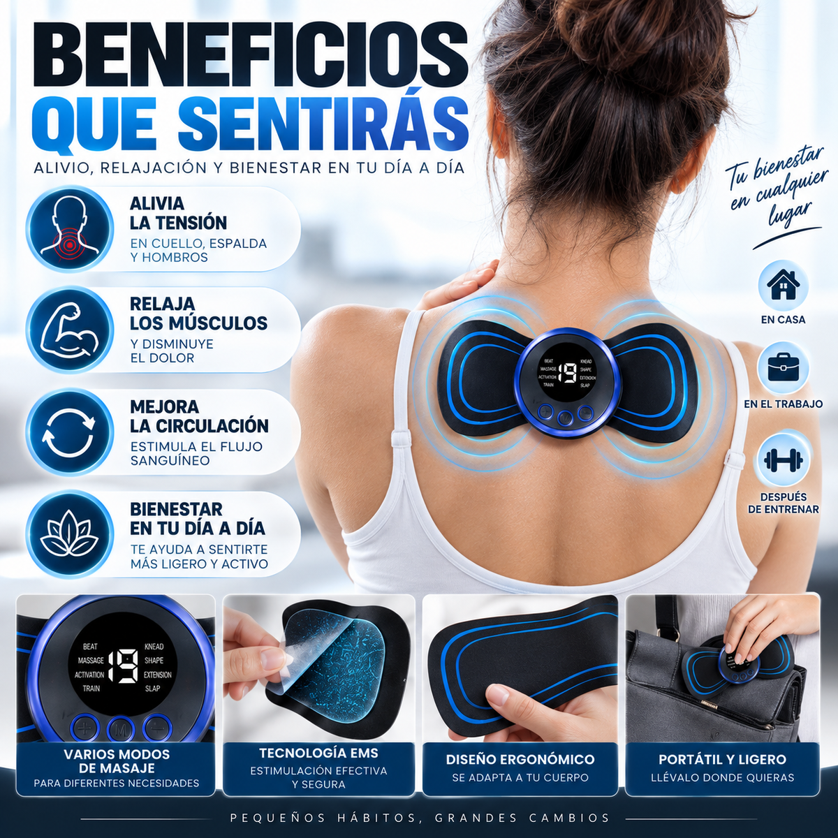 MUSCLEPULSE™ - MENOS TENSIÓN. MÁS BIENESTAR.