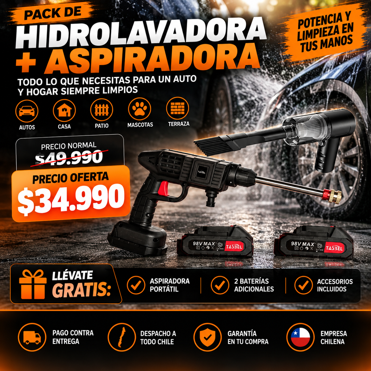 HYDROVAX PRO™ LIMPIA MÁS, ESFUÉRZATE MENOS