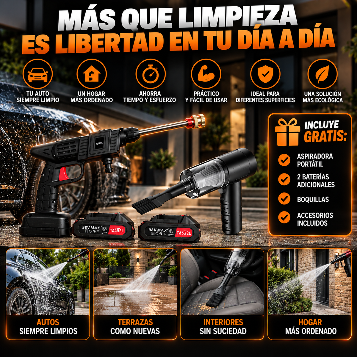 HYDROVAX PRO™ LIMPIA MÁS, ESFUÉRZATE MENOS