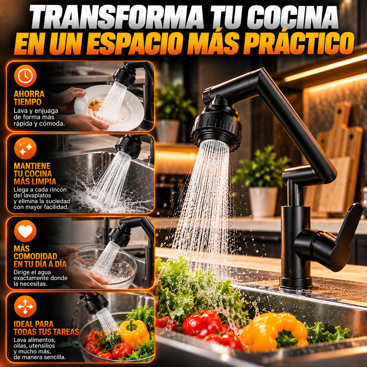 HydroFlex Pro™ - Limpia más, con menos esfuerzo.